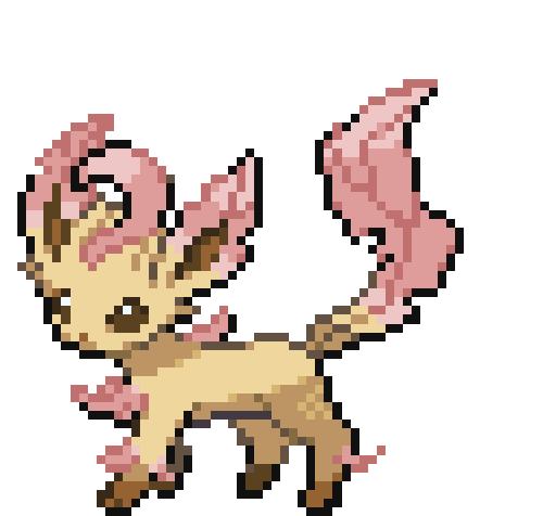 pink leafeon